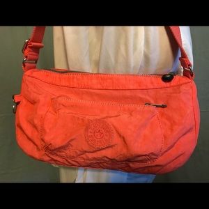 Orange Kipling Purse Bag Pocketbook